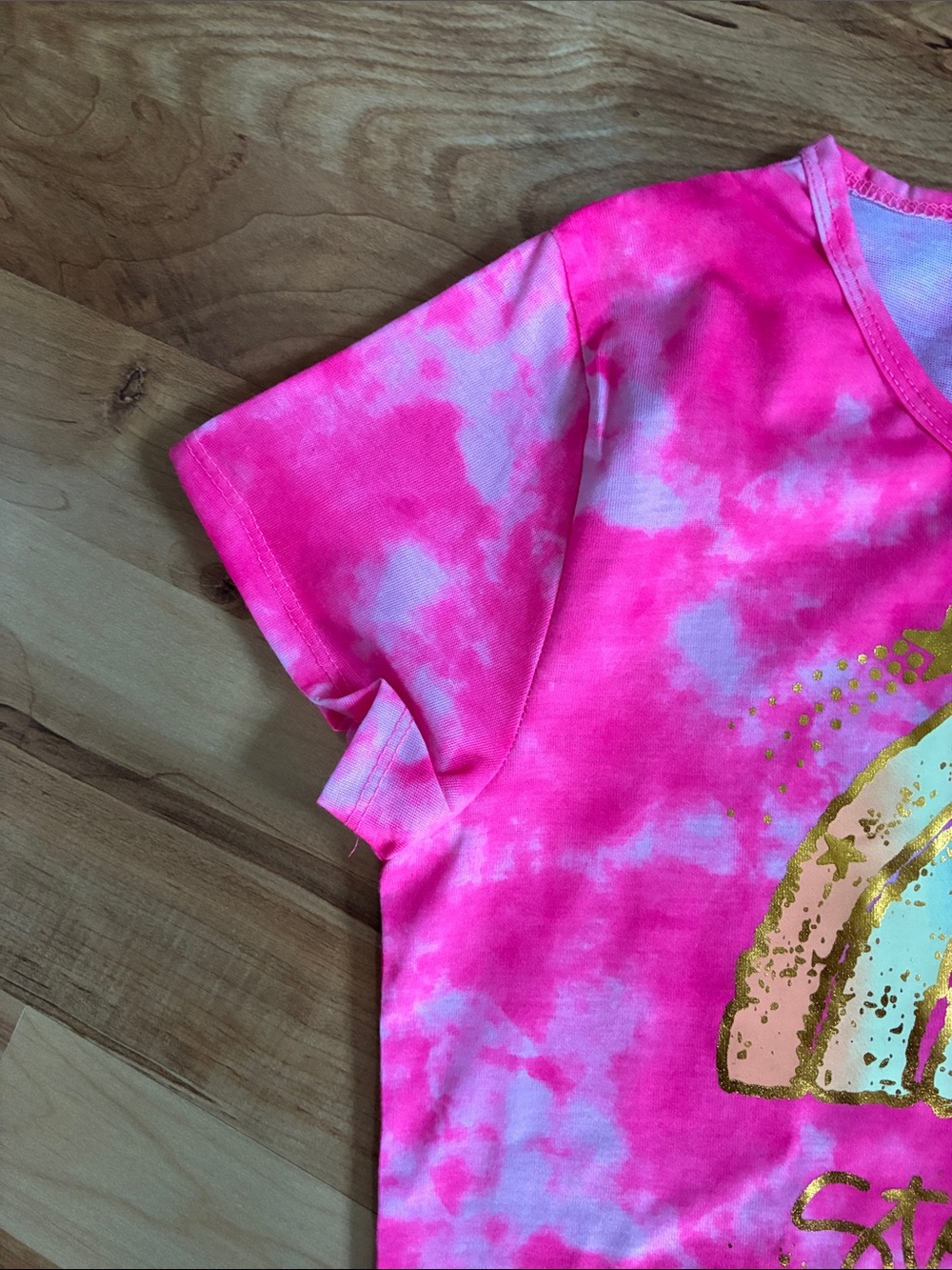 Max & Olivia Rainbow Unicorn Two Piece Sleepwear Set - Girls XL (14/16) - Picture 6 of 16